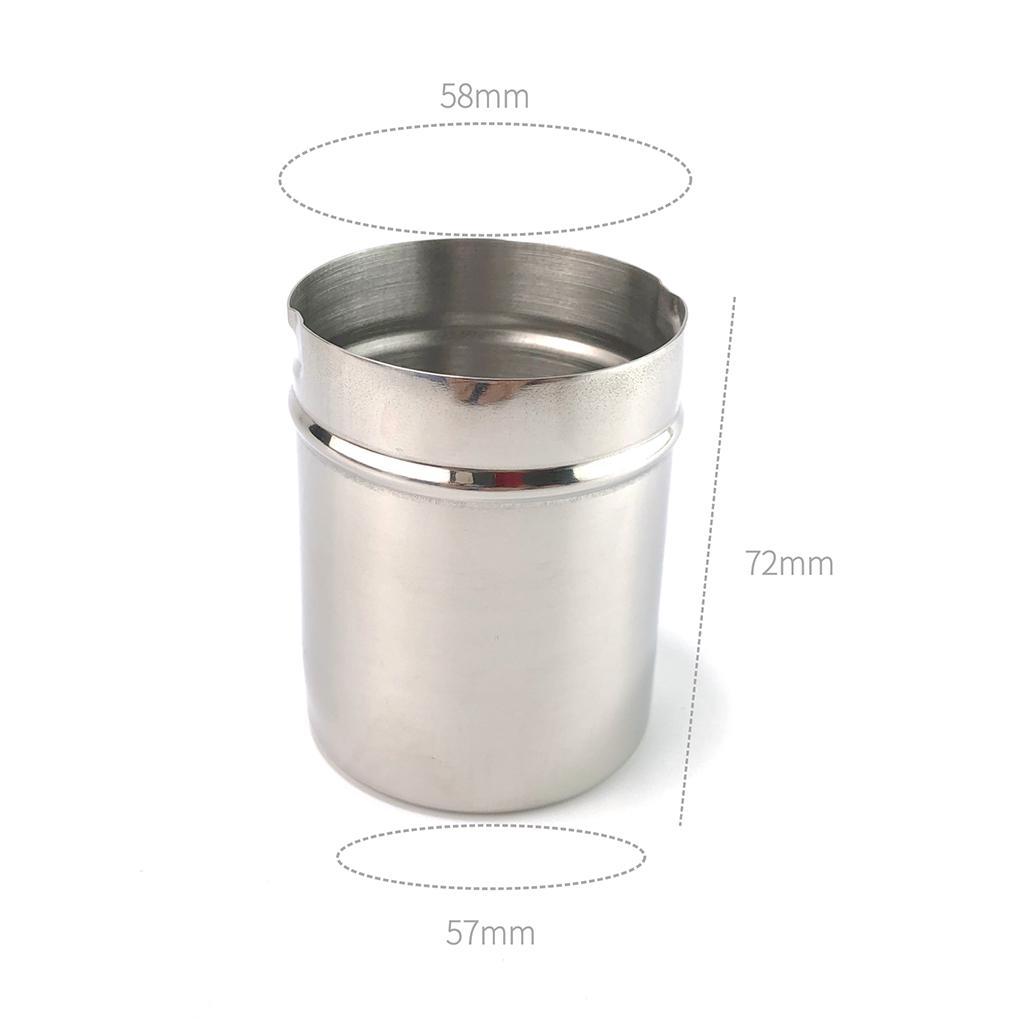 58mm Coffee Dosing Cup Sniffing Mug Grinder Assistant DIY Tools Silver