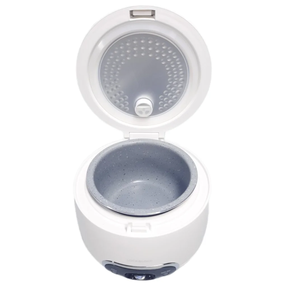 Nồi Cơm Điện Lock&amp;Lock Mechanical Rice Cooker EJR426WHT 0.8 Lít - Hàng chính hãng