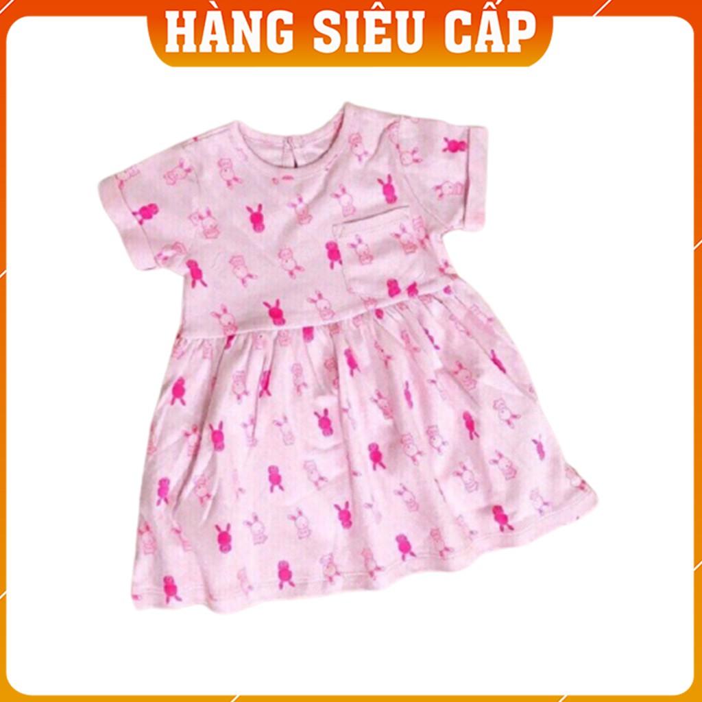 Váy Đầm Xòe Bé Gái, Thiết Kế BabyDoll Siêu Yêu, Chất Cotton 4c Thấm Hút Mồ Hôi, Hàng Xuất UK