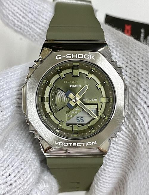 Đồng Hồ Nữ Dây Nhựa Casio G-Shock GM-S2100-3ADR Chính Hãng - GM-S2100-3A