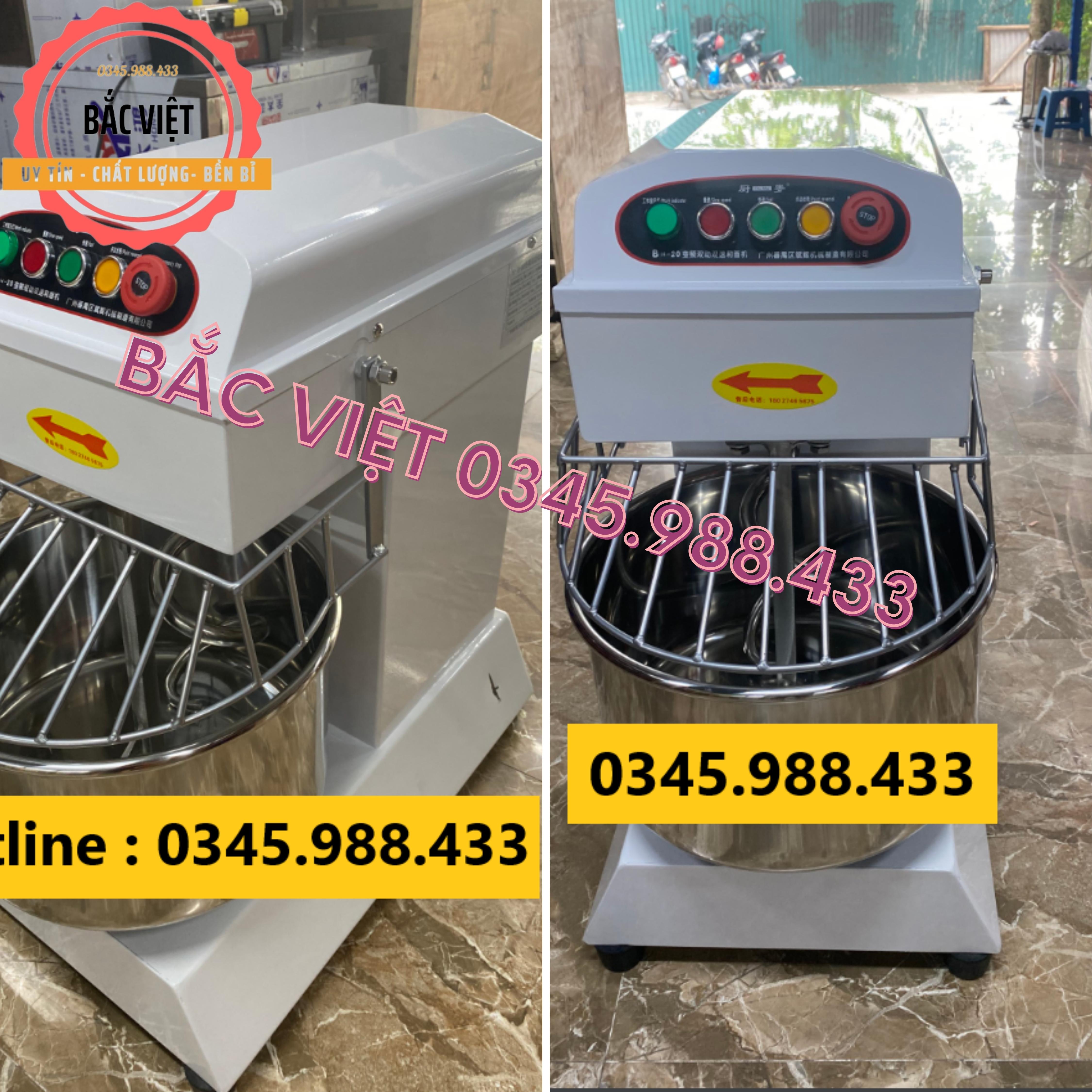 Máy trộn bột, nhào bột chuyên dụng BH20 cối trộn 20L trộn từ 2-7kg bột khô kèm ảnh thật