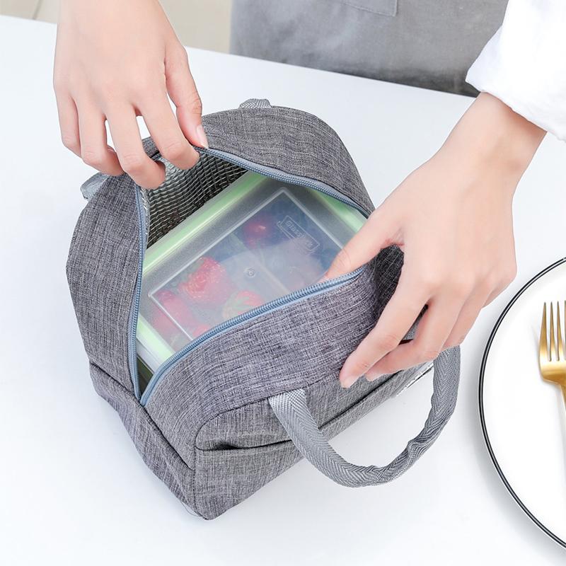 Bán Sỉ 10 Chiếc Túi Giữ Lạnh Năng Hoa Văn Trưa Di Động Cách Nhiệt Túi Đựng Đồ Ăn Trưa Nhiệt Thực Phẩm Dã Ngoại Trưa Túi Nữ Trẻ Em