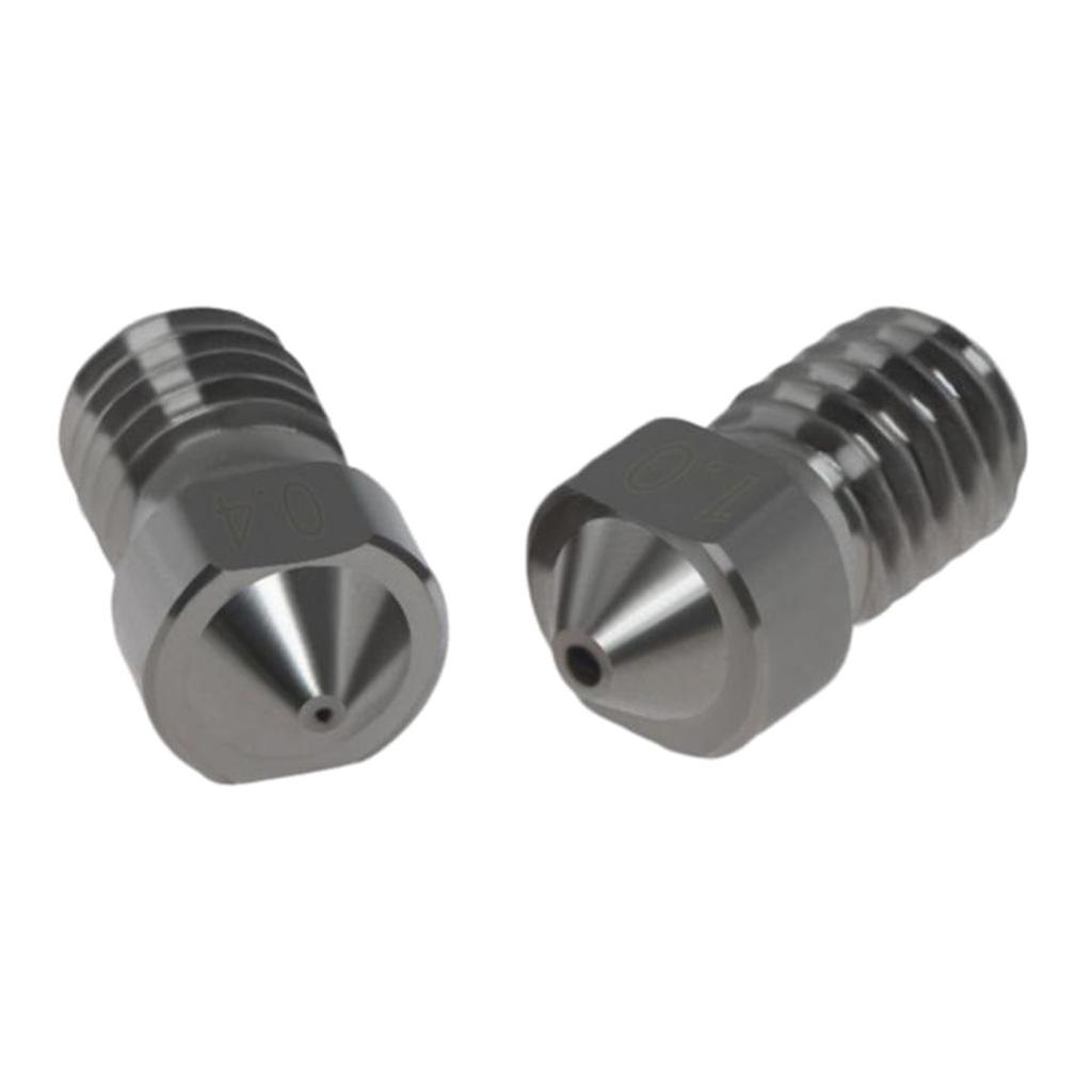 4 Packs 3D Printer 0.2 0.3 0.4 0.5 0.6 1.0mm V6 Nozzles 1.75mm Filament