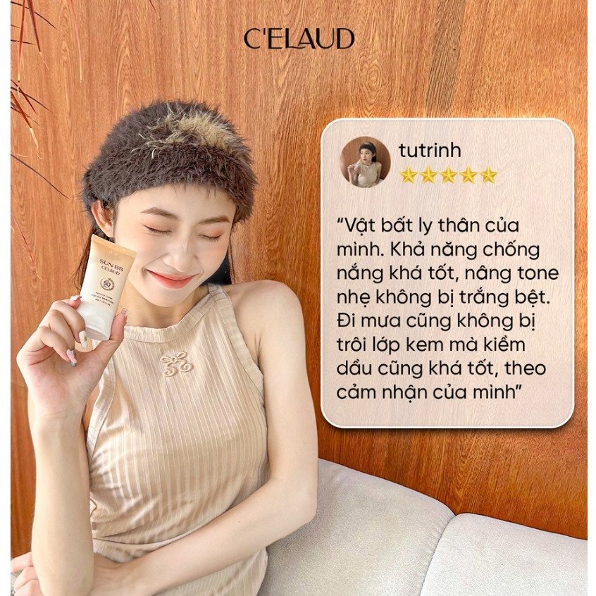 Kem Chống Nắng Cho Da Lão Hóa Sun BB Celaud 30ml