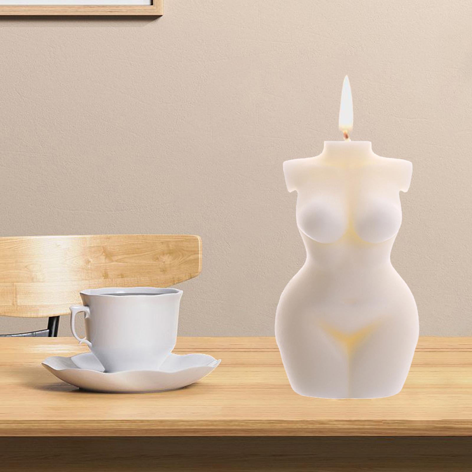 Art  Women's Body Torso Relaxing Scented Soy Candle