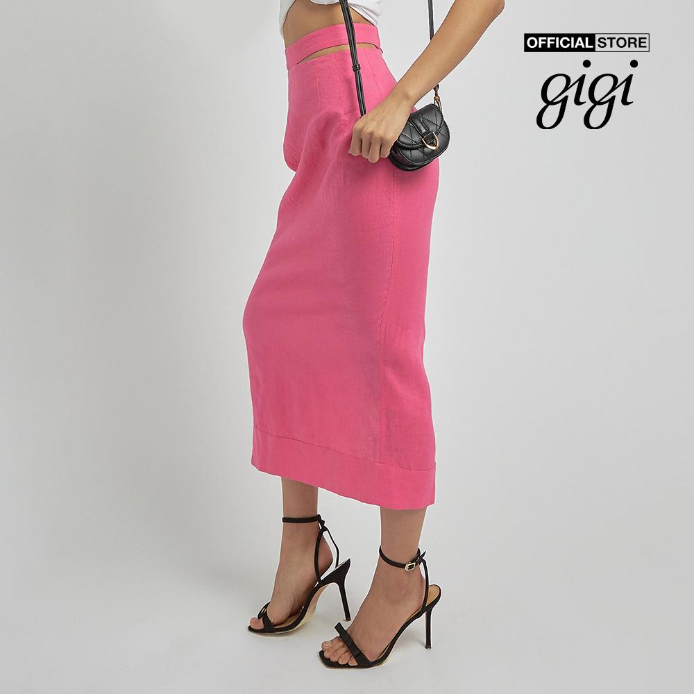 GIGI - Chân váy bút chì xẻ tà cut out thời trang G3302S221511