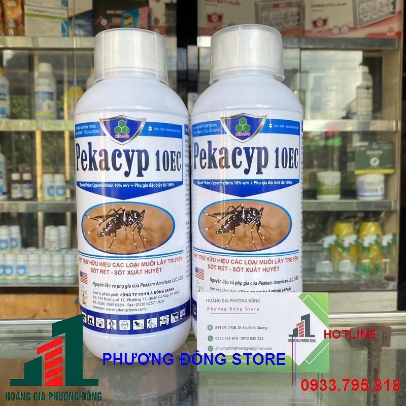 Thuốc diệt muỗi và côn trùng Pekacyp 10 EC