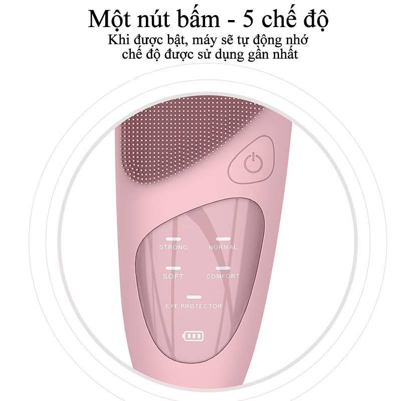 Máy Rửa Mặt Mini Cầm Tay Đa Năng Máy Massage Mặt Đầu Silicon Nén Nóng Giúp Sạch Sâu Da Chăm Sóc Mắt Đẩy Tinh Chất Dụng Cụ Làm Sạch Lỗ Chân Lông Và Tẩy Da Chết Dụng Cụ Làm Đẹp Gia Dụng Sạc USB