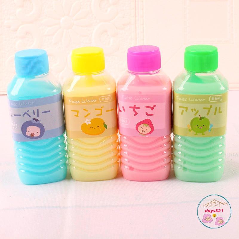 Slime CHAI NƯỚC NGỌT MÀU THẠCH 10 màu cực đẹp Đồ chơi hũ slam chất nhờn ma quái squishy