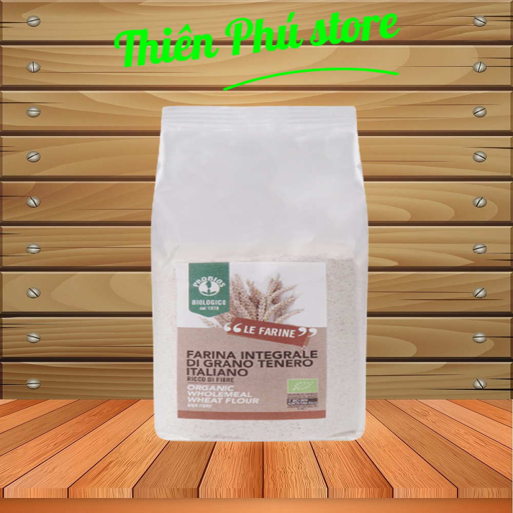 Bột Mì Nguyên Cám Hữu Cơ 1kg ProBios Organic WholeMeal Wheat Flour