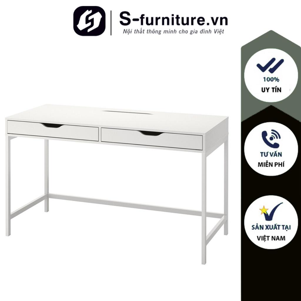 Bàn Có Ngăn Kéo Kèm Ảnh Thật 1mx 0,48mx75cm Thiết Kế Đơn Giản, Màu Sắc Trang Nhã, Bền Đẹp Theo Thời Gian