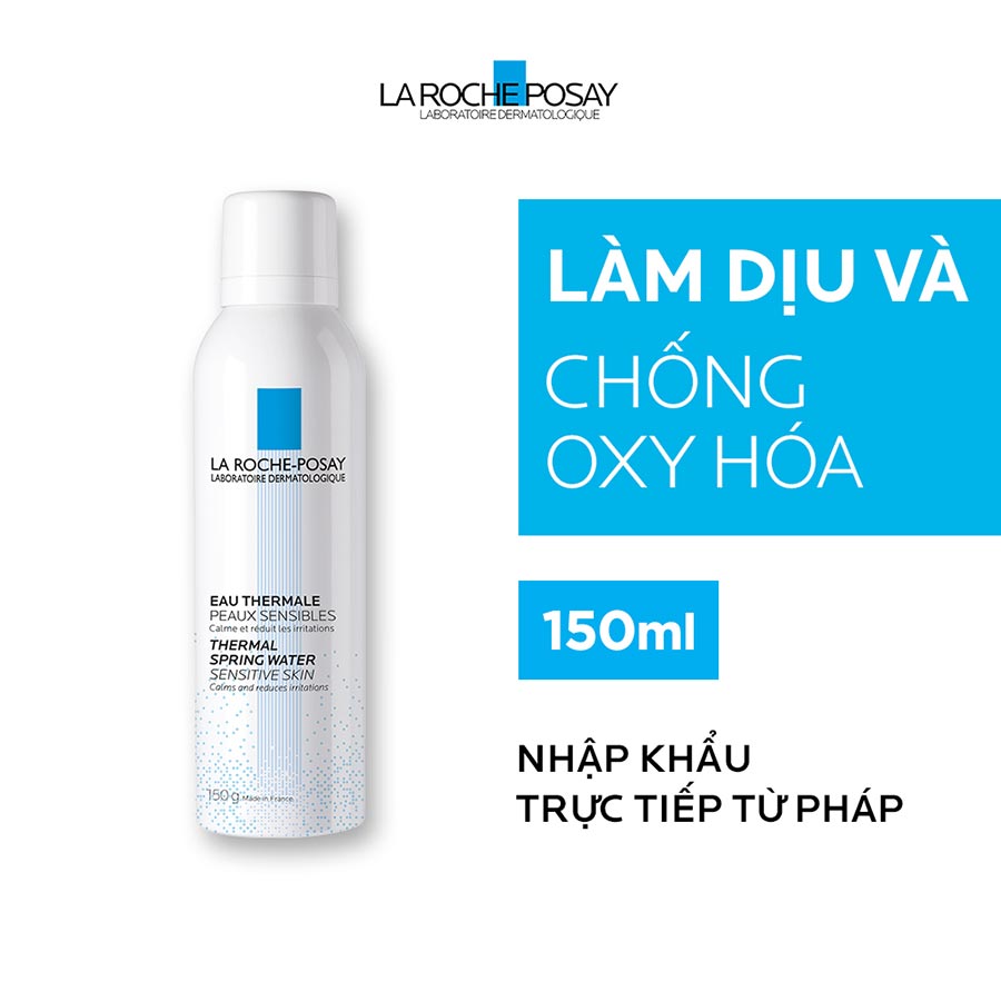 Nước xịt khoáng làm sạch và làm dịu cho da nhạy cảm La Roche-Posay Thermal Spring Water 150ml