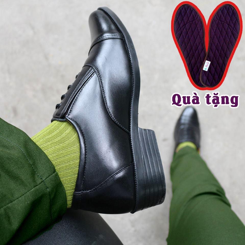 Giày Trung Tuổi Giày C.A Giày Nam Da MỀM Trung Niên Bền Bỉ Sang Trọng Lịch Lãm tặng kèm Tất Xanh