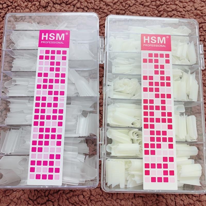 Móng tip tre hộp HSM, móng nối form tre