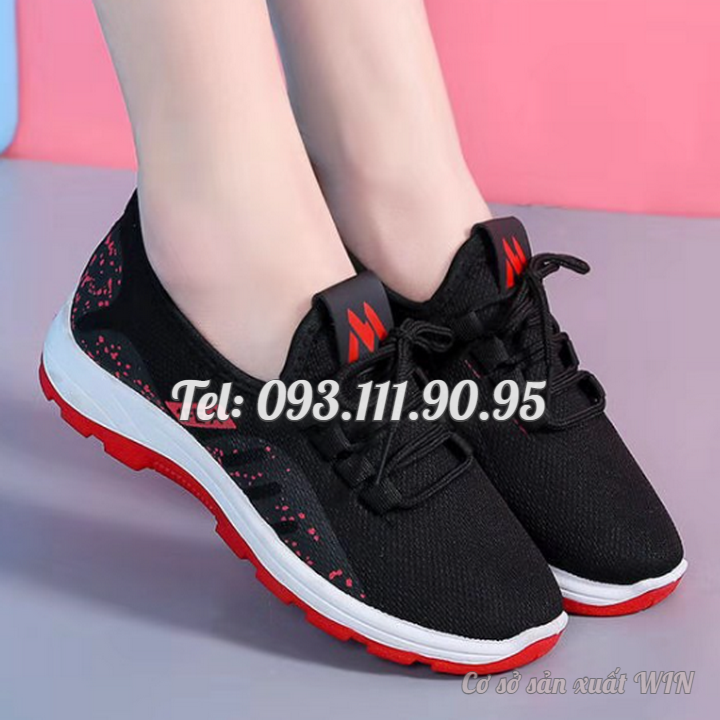 Giày thể thao, giày đi bộ sneaker Nữ dạng lưới đế mềm 2 màu – Mã số 1914