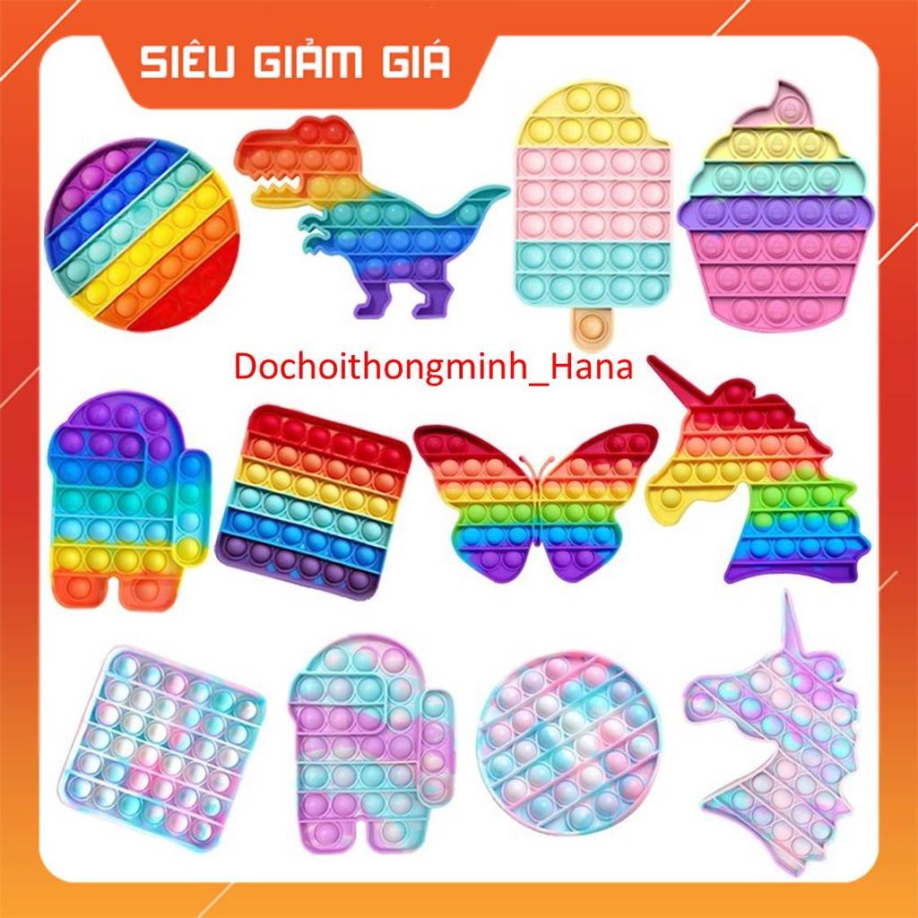 Pop It Đồ chơi bóp bong bóng giải trí Giảm căng thẳng hiệu quả cho người lớn, trẻ em.