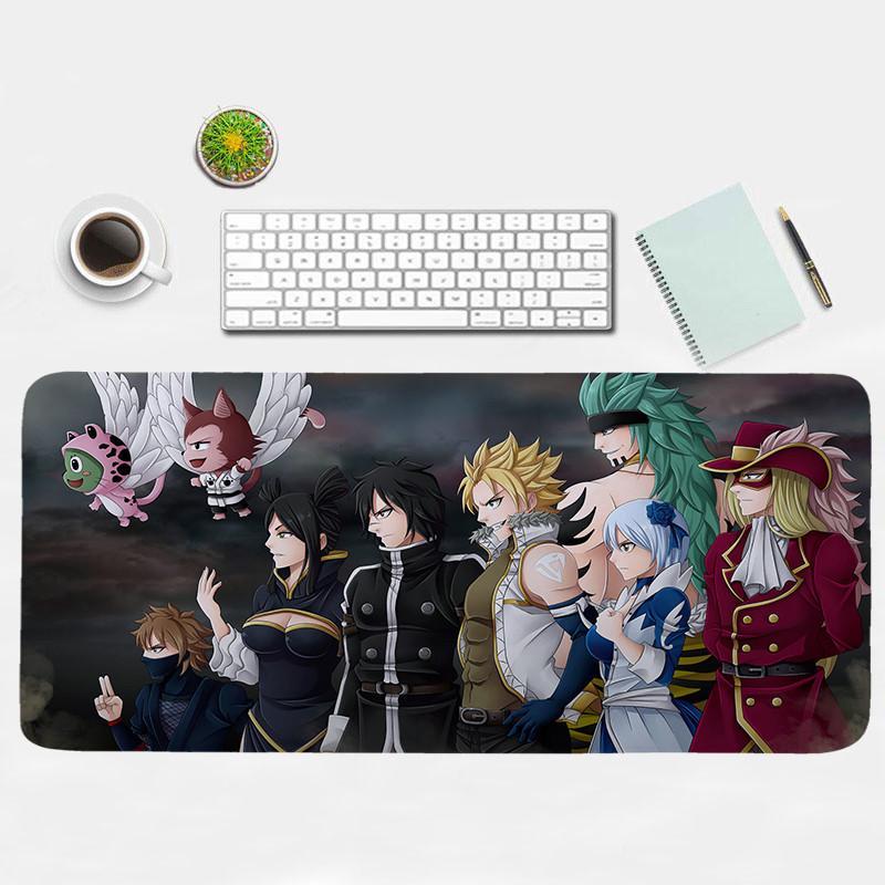 Miếng Lót Chuột Và Bàn Phím Máy Tính Chống Trượt In Hình Anime Fairy Tail 30x60cm