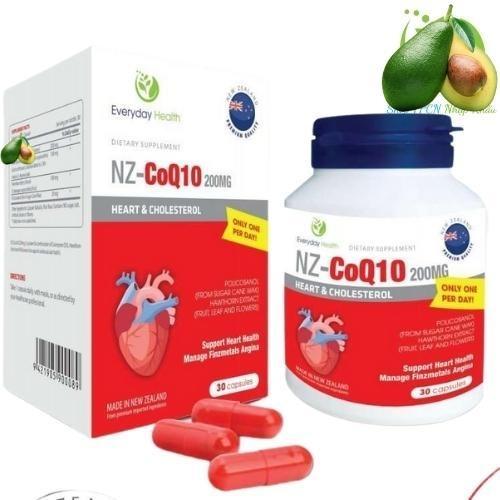 Viên uống Tim Mạch NZ- CoQ10 200mg - Cho quả tim khỏe, kiểm soát mỡ máu