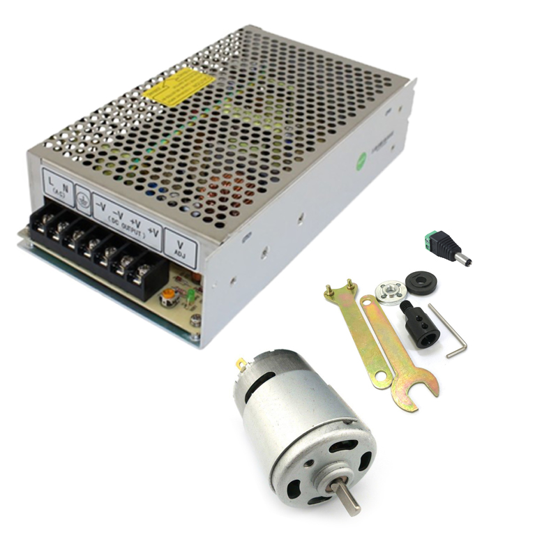 Máy Cắt Đa Năng Siêu Khỏe Chế Từ Động Cơ 775 Trục D và Phụ Kiện