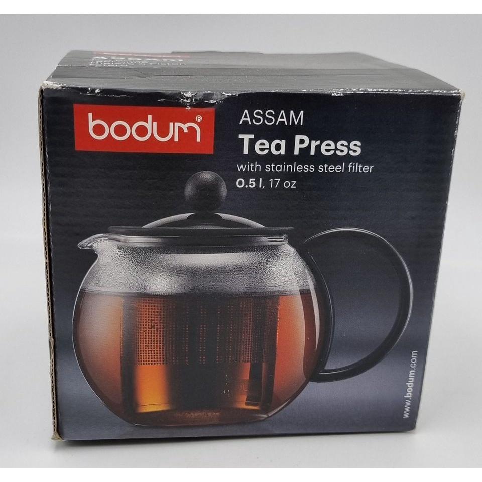 Bình trà trà kiểu Pháp Bodum Assam 500ml tay cầm nhựa 1812-01, xuất xứ Bồ Đào Nha