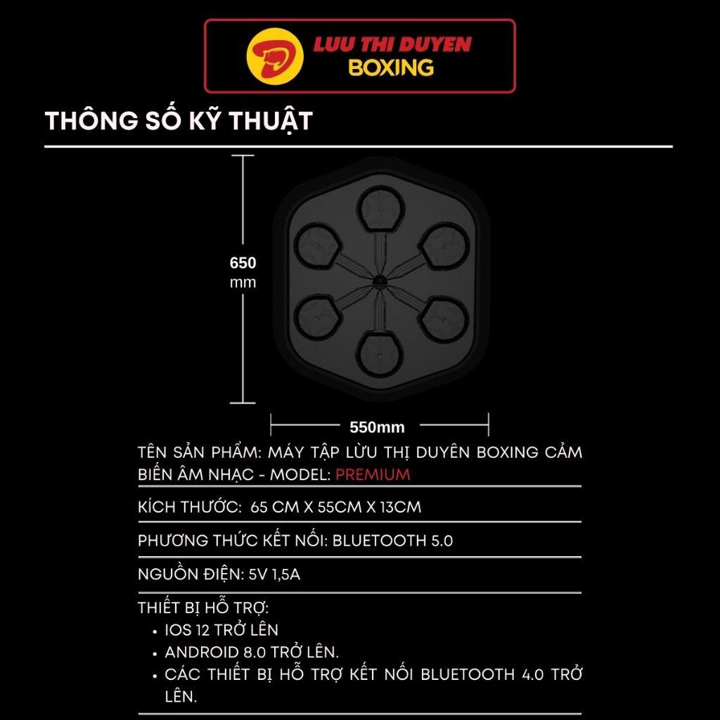 Máy tập boxing theo nhạc - Boxing music machine - One Punch Boxing Musical- Lừu Thị Duyên Boxing - Đại lý chính hãng Tại