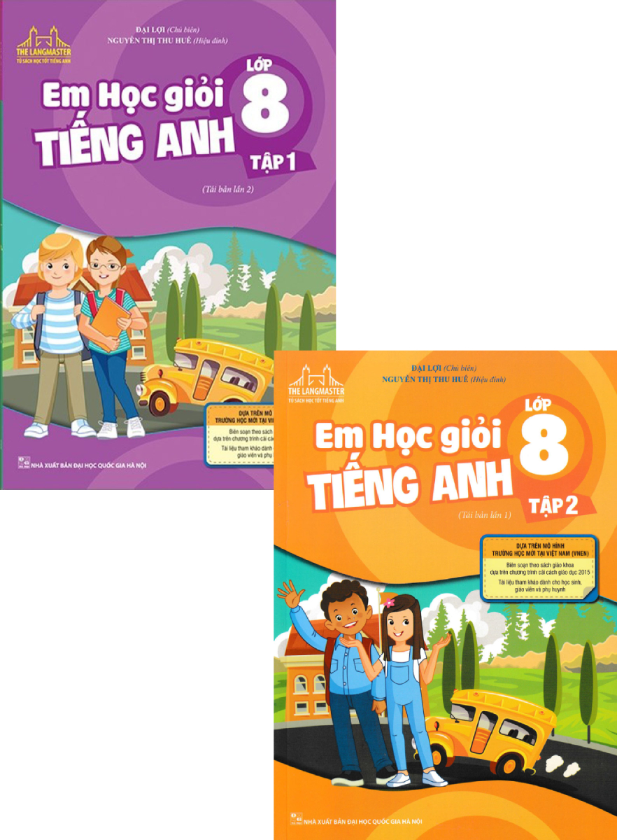Combo The Langmaster - Em Học Giỏi Tiếng Anh Lớp 8