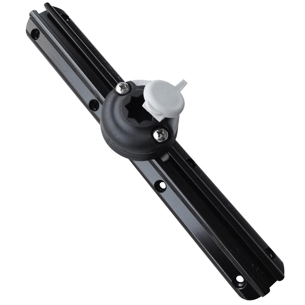 Marine Kayak Rail Mount Base for Canoe Inflatable Boat DIY Tackle Accessory