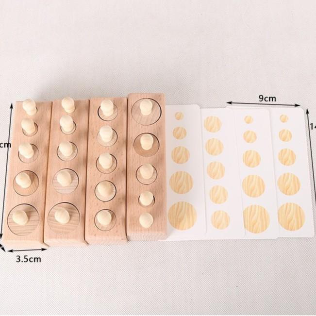 Thẻ trụ có núm mini