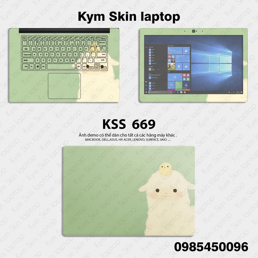 Skin Dán Laptop Mẫu Lạc Đà Alpaca