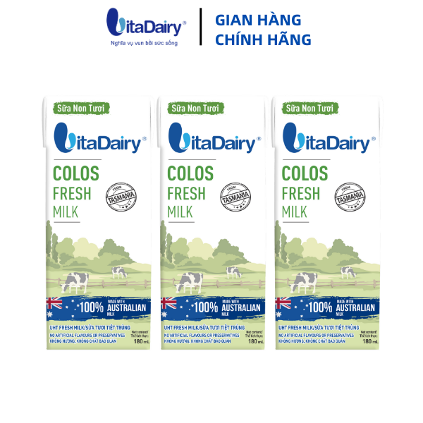 SỮA NON TƯƠI VITADAIRY 180 ml