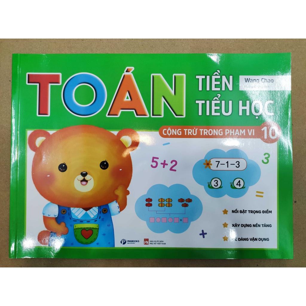 Hình ảnh Toán tiền tiểu học - Cộng trừ trong phạm vi 10, 20 - Tập viết cho bé chuẩn bị vào lớp 1