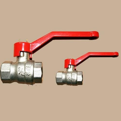 Van bi đồng tay gạt dài , van xả nước, khoá bi tay gạt