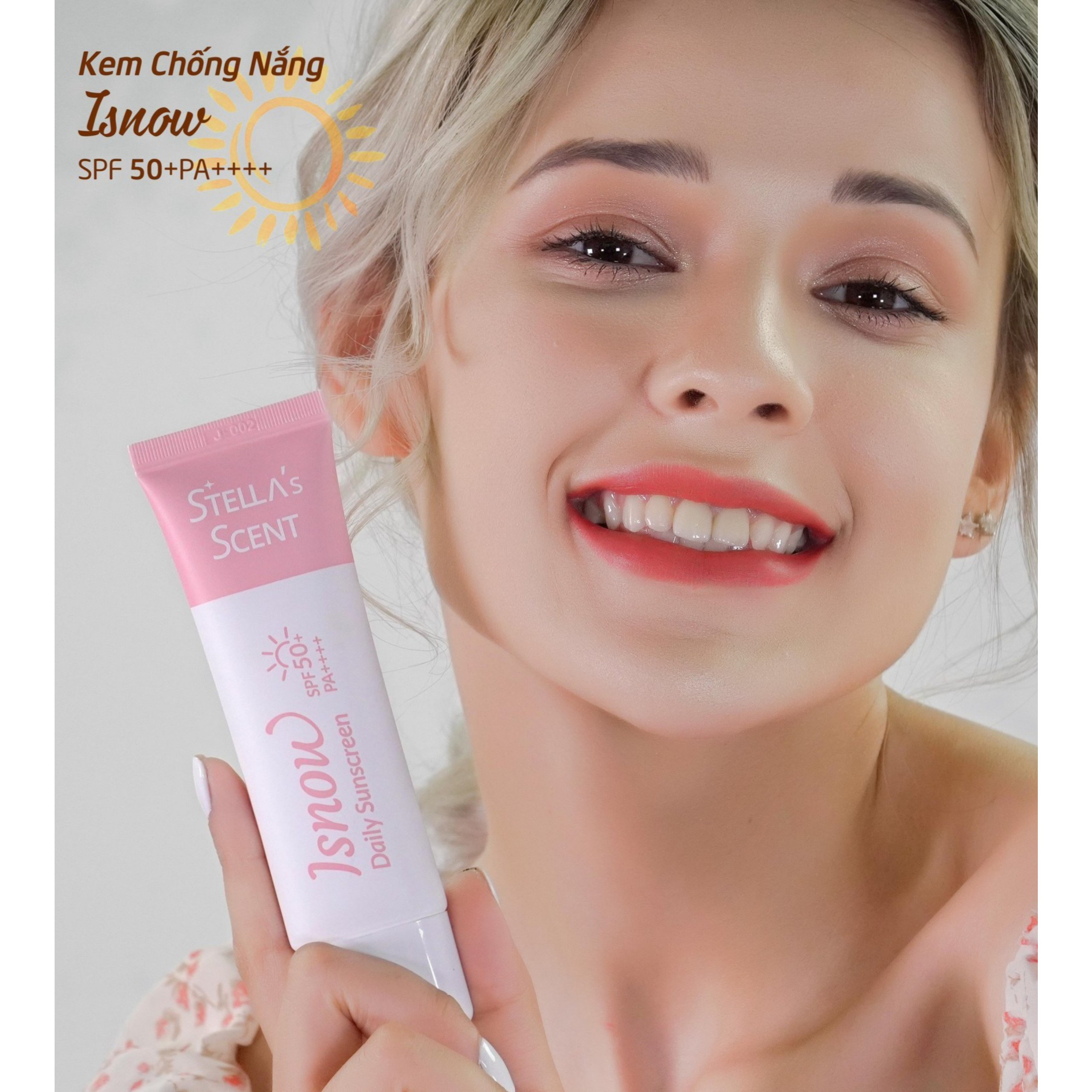 Kem Chống Nắng Isnow Stella Scent SPF 50+++ Hàn Quốc (50ml )