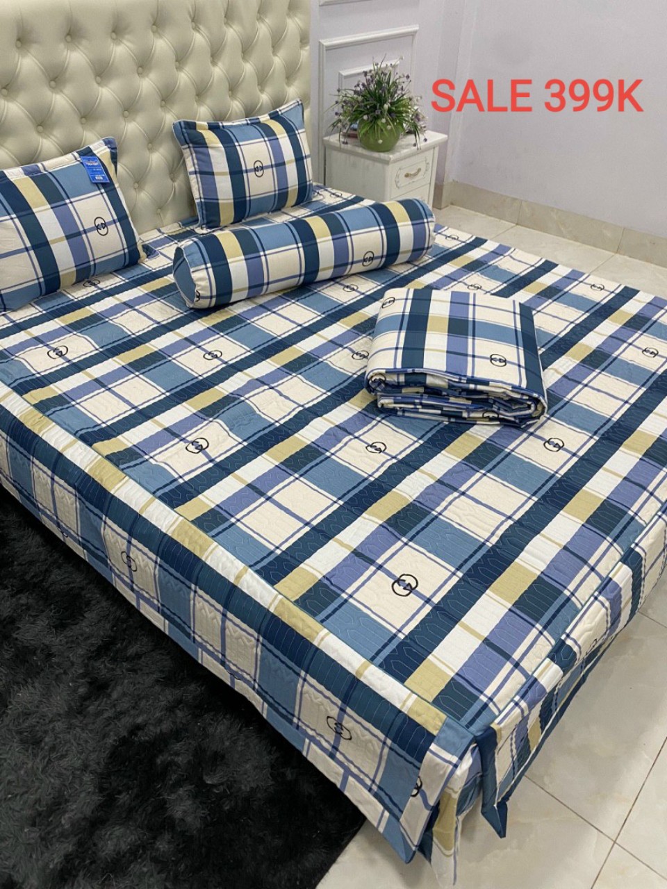 Xả Kho "GỐI GA 100% COTTON" siêu Combo:Đồng giá 399k tất cả các kích thước,mua cộng dồn 10 sp hoàn tiền mặt 10%,Free Ship.