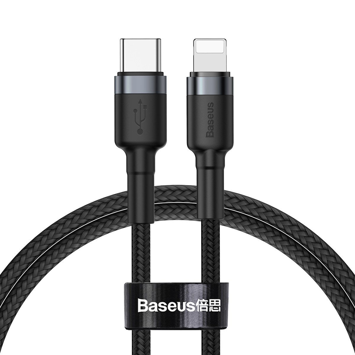 Cáp sạc nhanh 18W dùng cho iPhone, iPhone - Baseus Cafule Data Cable Type-C to iP - Hàng nhập khẩu