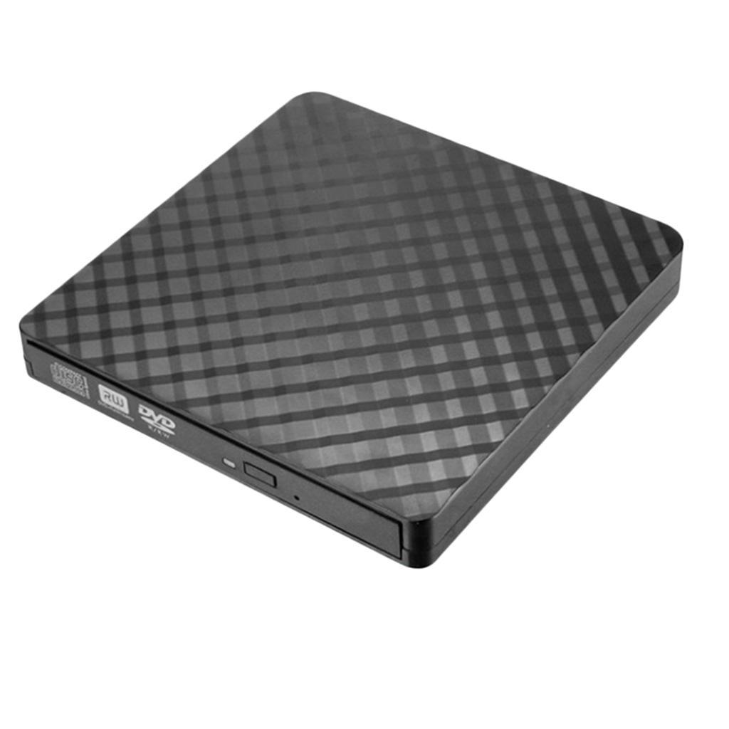 USB 3.0 External DVD Burner Portable USB3.0 Type-C CD/DVD Reader Drive Black