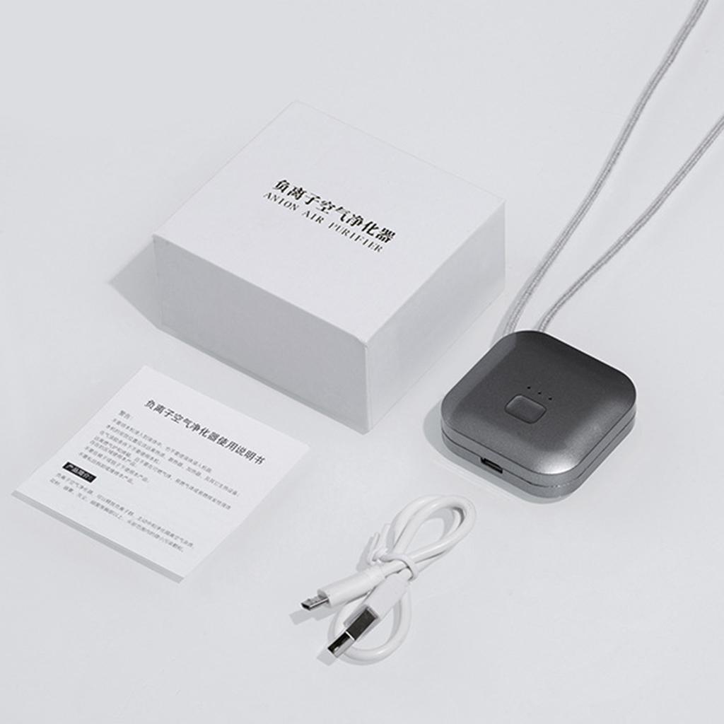 Set Of 2 Cute USB Charging Portable Air Purifier Air Filter Gifts