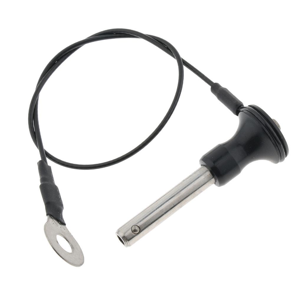 3x Stainless Steel Ball Lock Quick Release Pin Push Button, Dia 8mm 6mm Durable