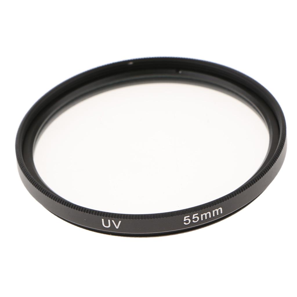 55mm UV Filter - Ultra Slim Multi Coated Ultraviolet Protection Lens Filter for Canon Nikon Sony DSLR Lens