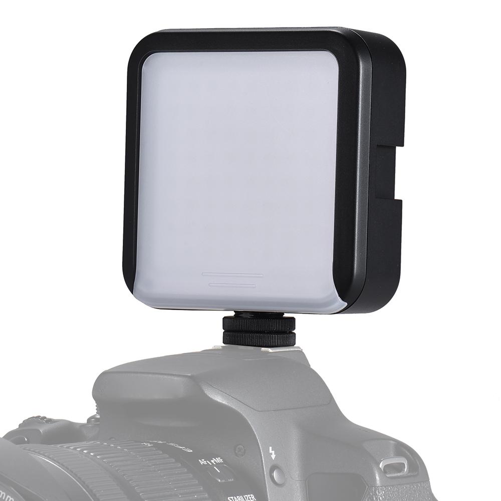 Đèn LED Bảng điều khiển Máy quay phim cầm tay nhỏ Đèn chiếu sáng video cho Canon Nikon Sony A7 DSLR