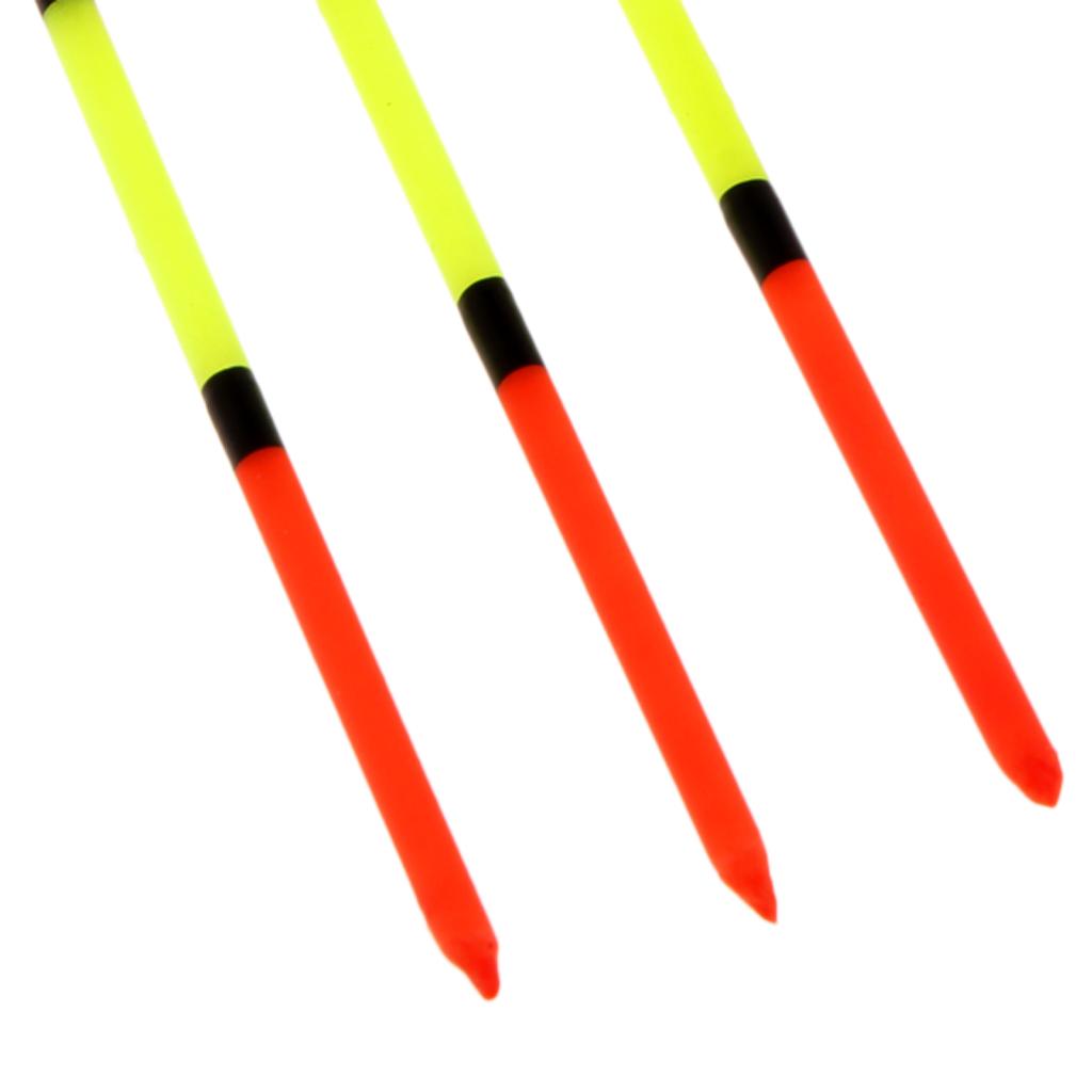100pcs Plastic Fishing Float Vertical Buoy Long Tail Floating Stick Tube 2