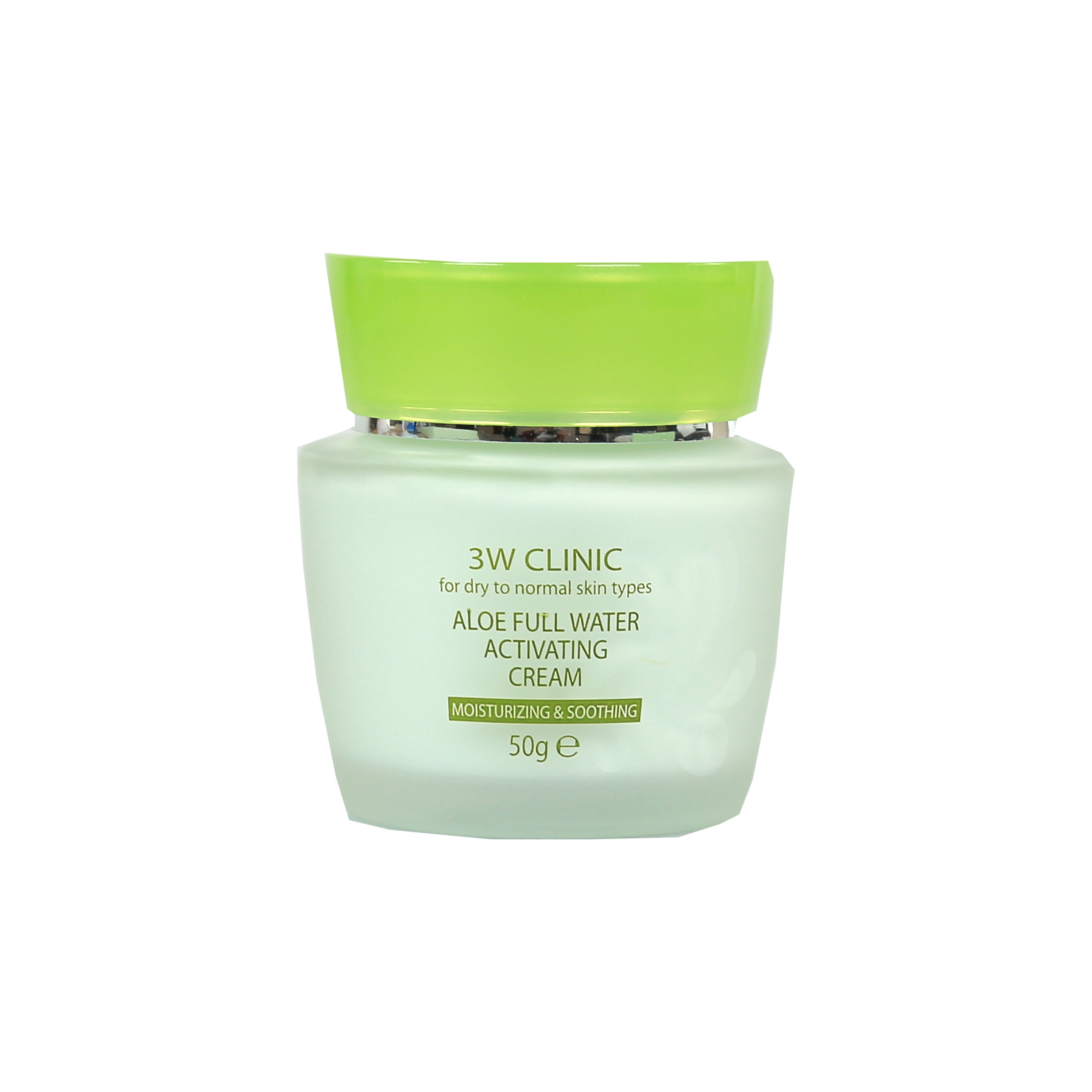 Kem Dưỡng Da Mặt 3W CLINIC ALOE FULL WATER ACTIVATING CREAM