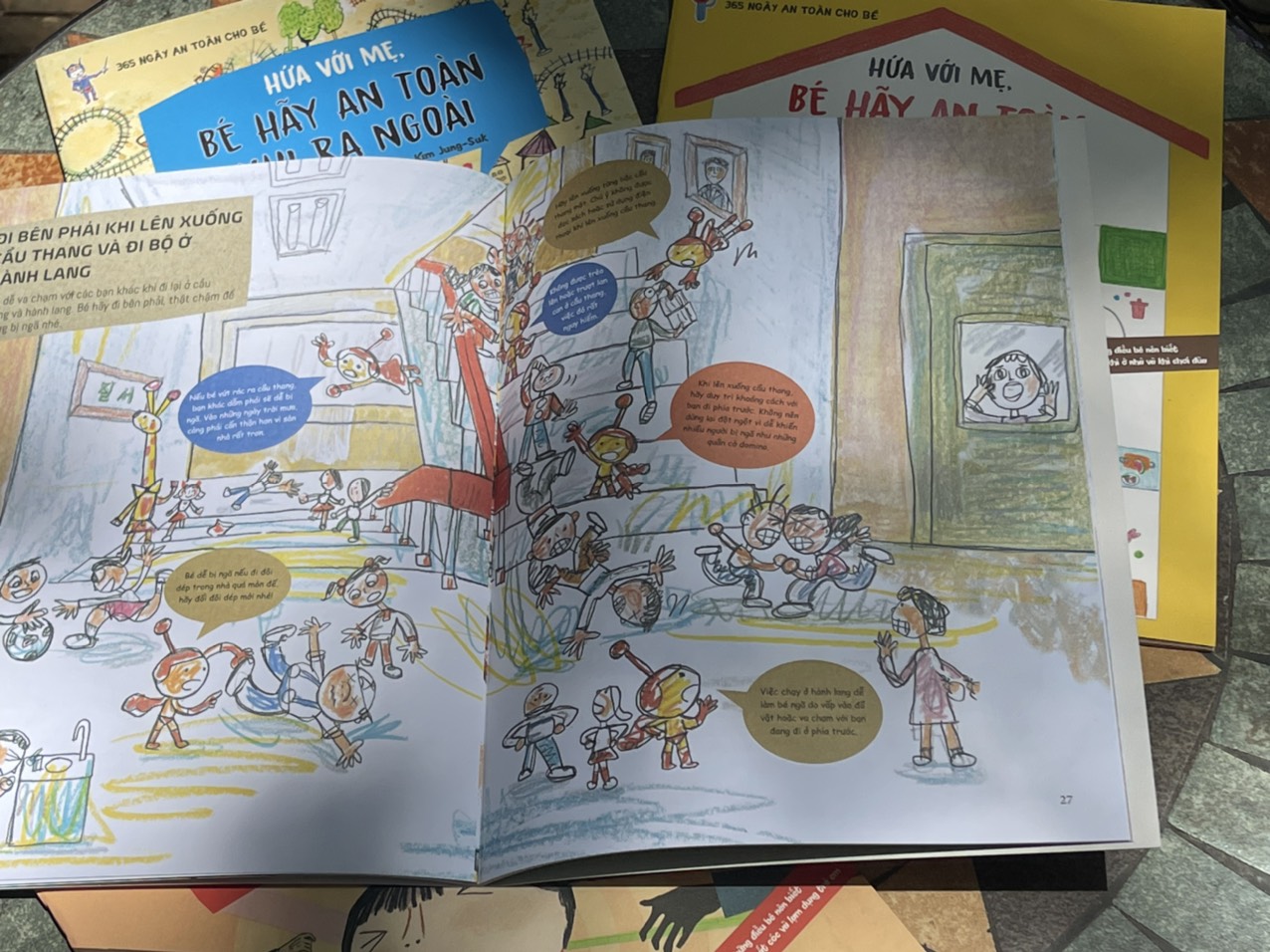 BỘ SÁCH 365 NGÀY AN TOÀN CHO BÉ- Park Eun-Gyung - Kim Nam-Kyoon minh họa - Thái Hà- NXB Hà Nội