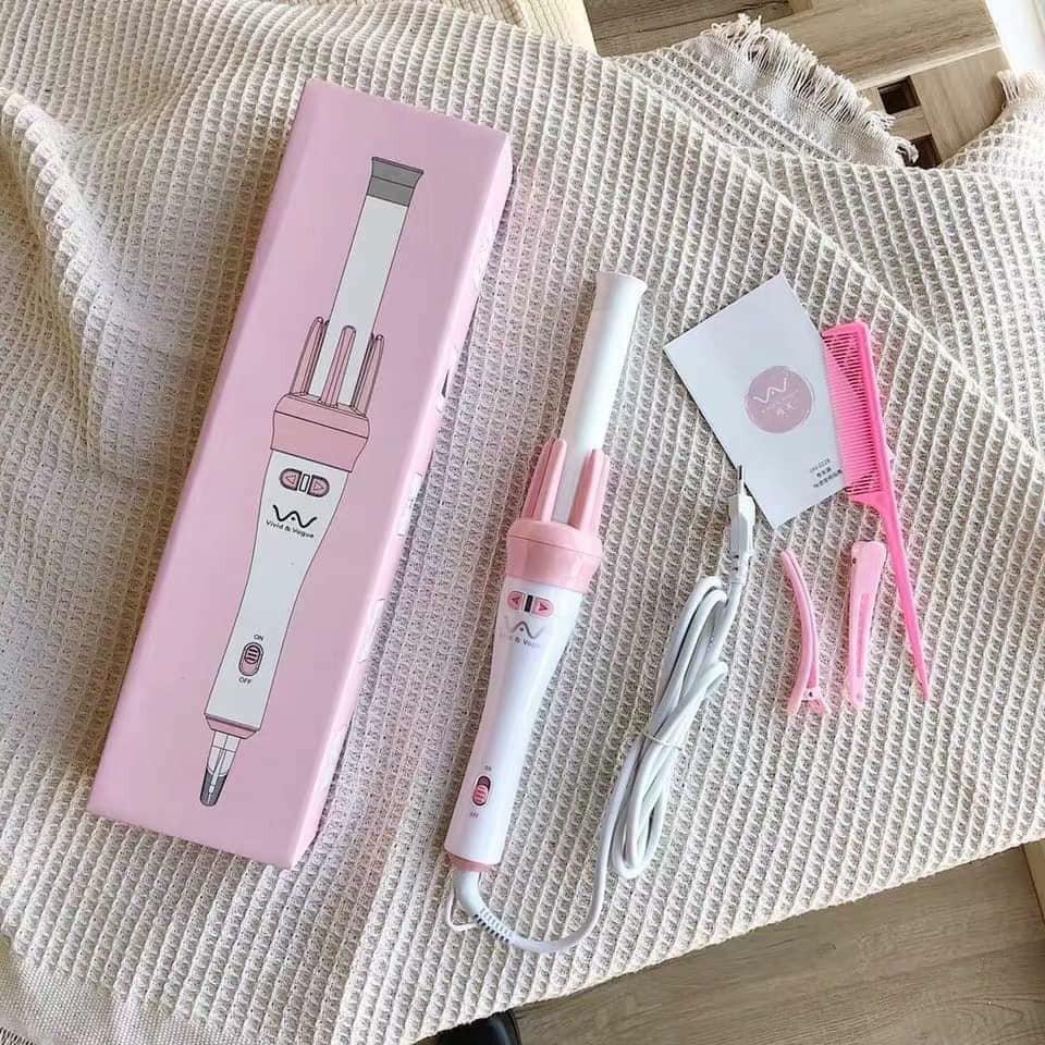 LƯỢC ĐIỆN ĐA NĂNG -UỐN XOĂN TÓC TỰ ĐỘNG VIVID & VOGUE️MÁY UỐN XOĂN TỰ ĐỘNG TIỆN DỤNG