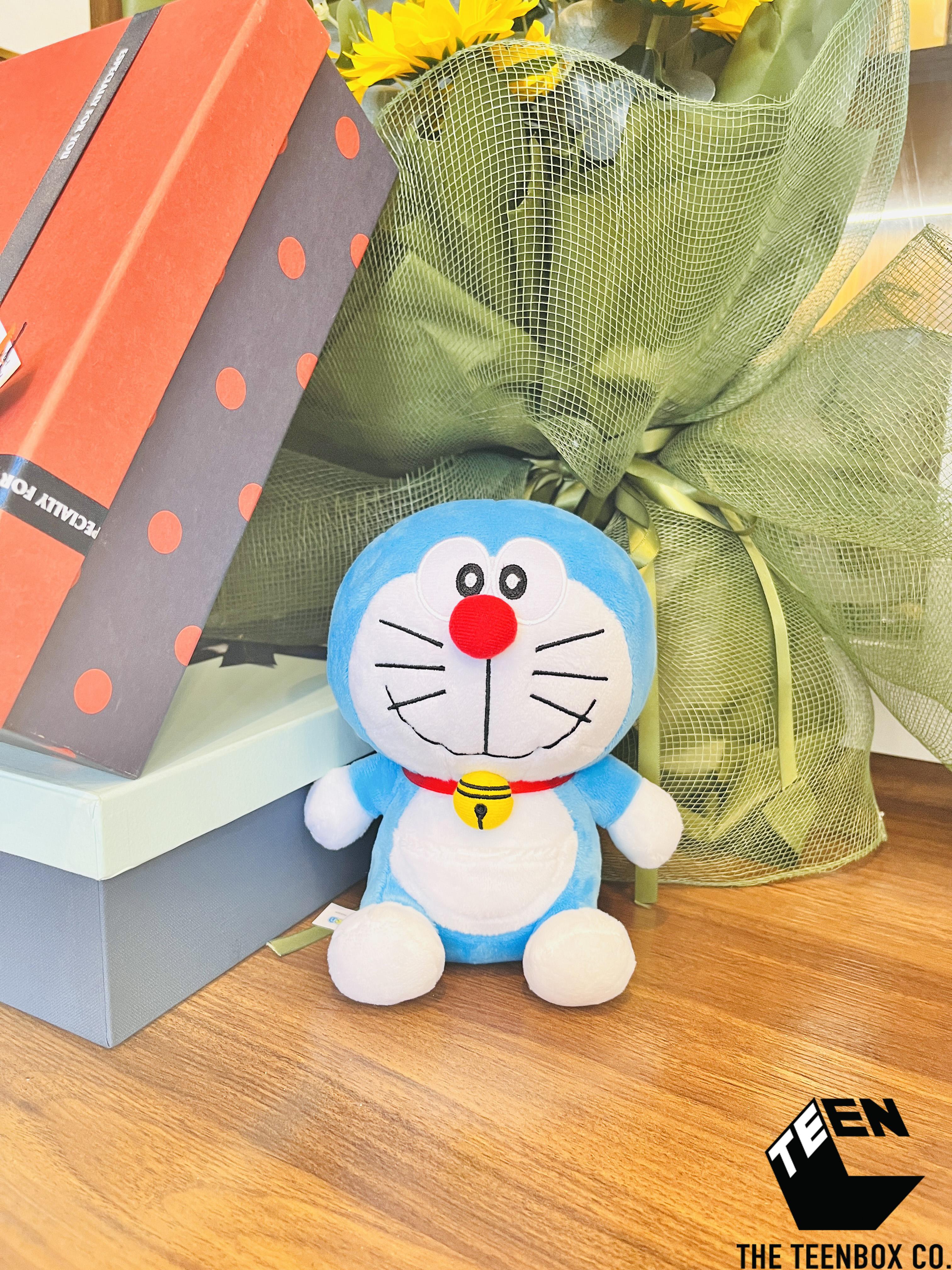 Thú bông Doraemon size S, Gấu bông Doraemon đáng yêu, Quà tặng cho bé, Sản phẩm chính hãng, Phân phối bởi Teenbox