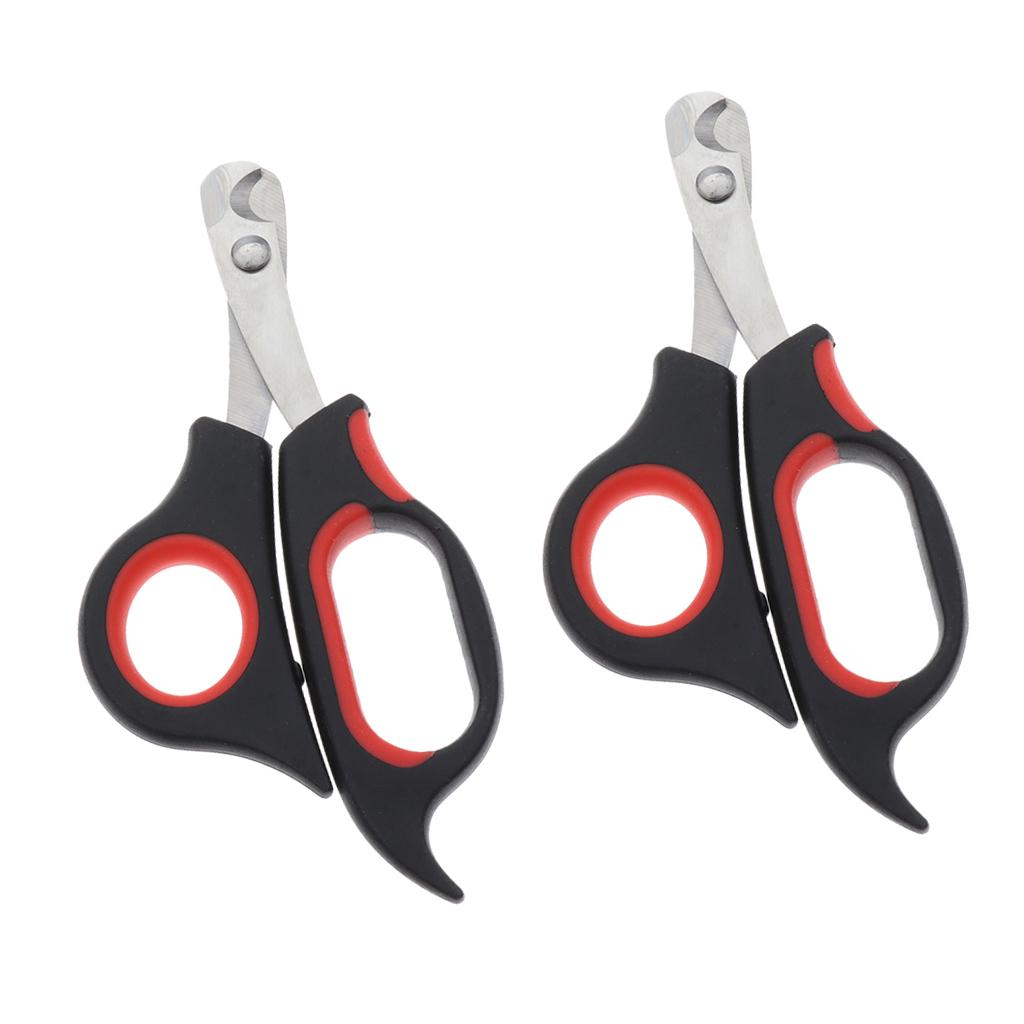 2 Cặp Puppy Puppy Clippers Móng Vuốt Dao Dog Cat Động Vật Kéo