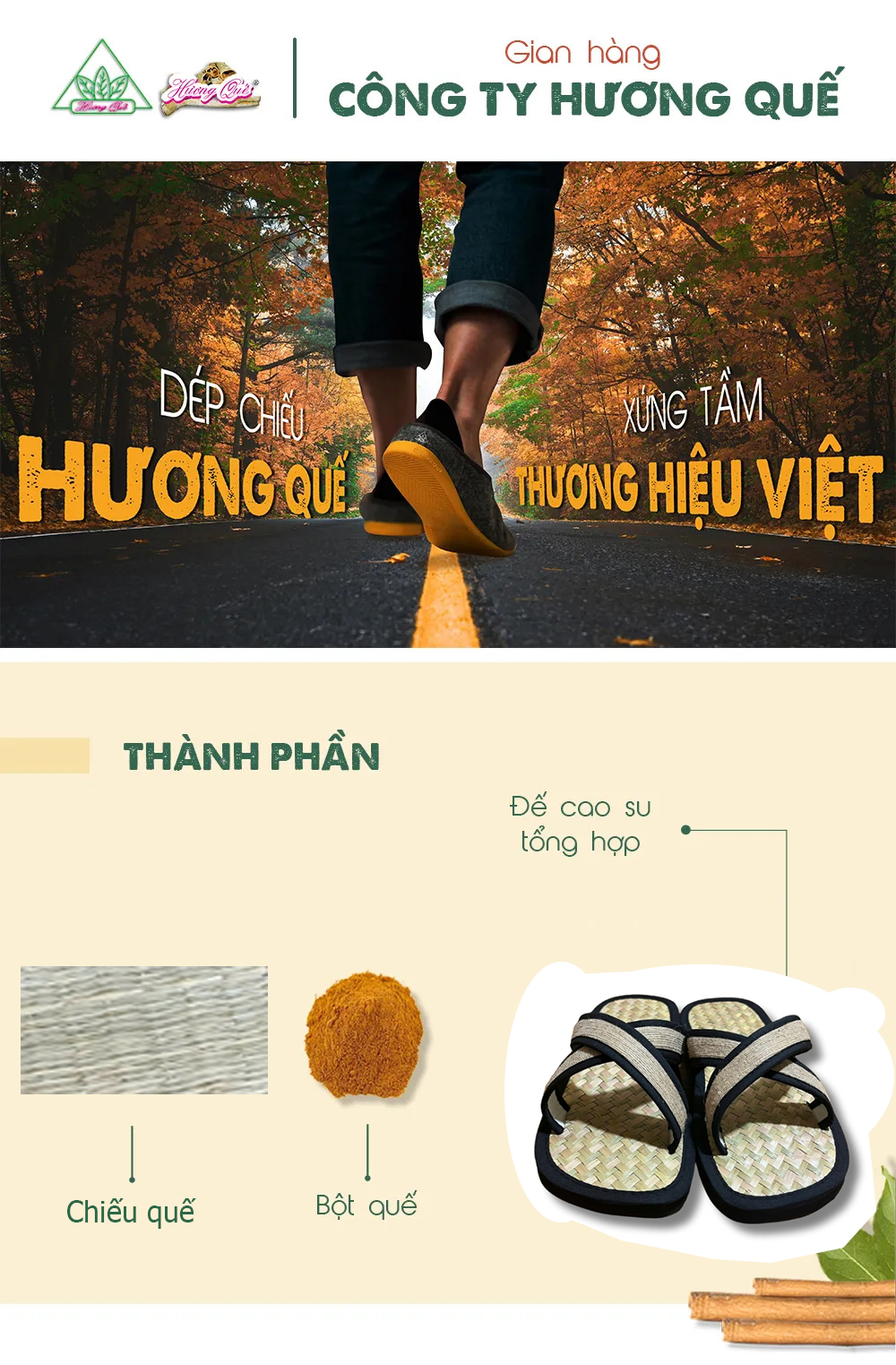 Dép chiếu Hương Quế DCQ-88