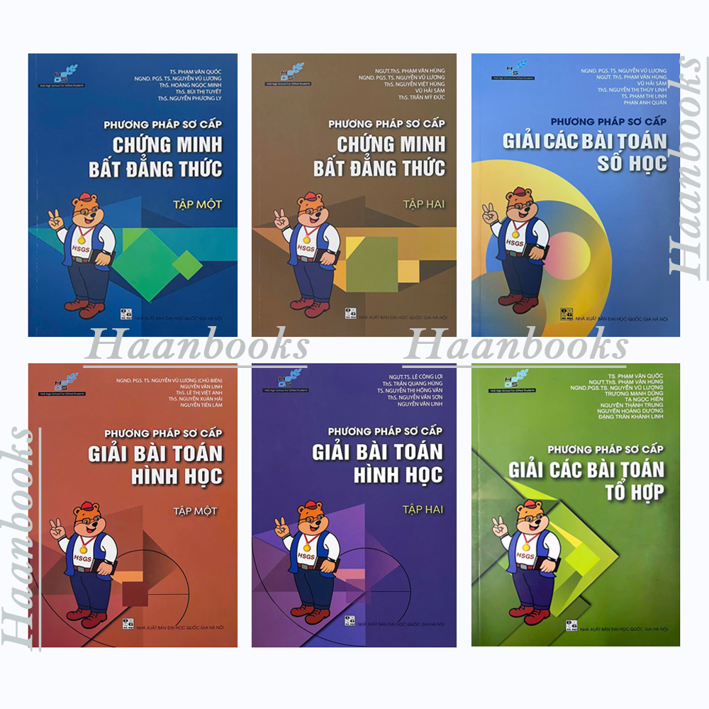 Combo: Bộ sách Phương pháp sơ cấp giải bài toán Trung hoc phổ thông chuyên