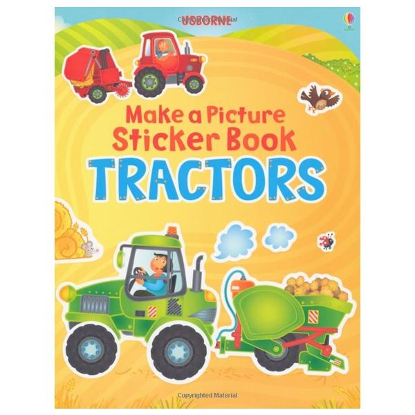 Make A Picture Sticker Book Tractors