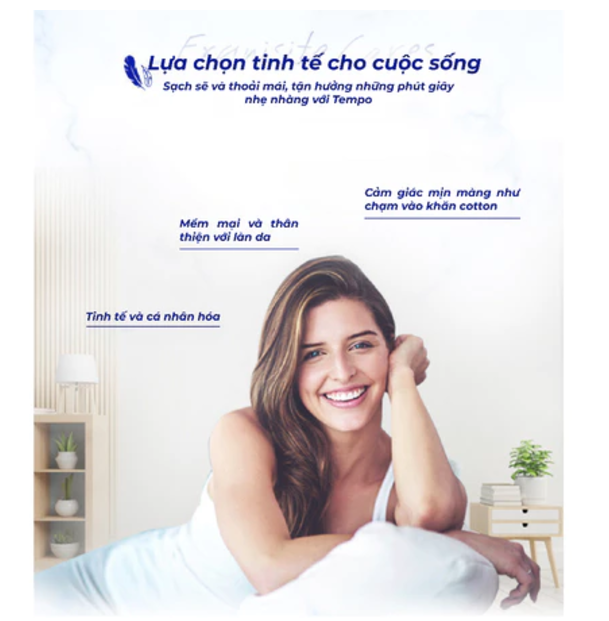 [MUA 1 LỐC TẶNG 1 CUỘN GVS 4 LỚP PRESTIGE] Giấy vệ sinh cao cấp Tempo Toipa - 3 lớp bền dai, an toàn cho da - Thương hiệu Đức (Lốc 10 Cuộn)